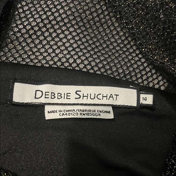 Women’s Chic Black and Gold Midi Dress Size 14 - Picture 5 of 5